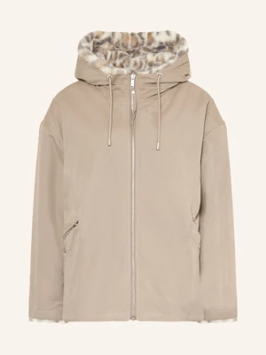 Rino & Pelle Parka Ines Ze Sztucznym Futrem beige