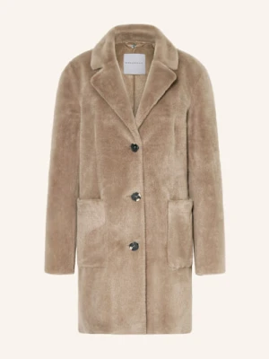 Rino & Pelle Płaszcz Ze Sztucznego Futra Lenna beige