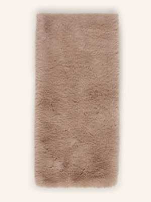 Rino & Pelle Szalik Ze Sztucznego Futra Stip beige
