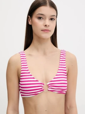 Rip Curl biustonosz kąpielowy ES VEDRA kolor różowy lekko usztywniona miseczka 0PVWSW