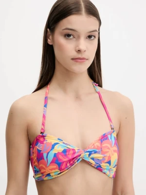 Rip Curl biustonosz kąpielowy ES VEDRA kolor żółty lekko usztywniona miseczka 0PPWSW