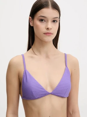 Rip Curl biustonosz kąpielowy kolor fioletowy lekko usztywniona miseczka 0AMWSW