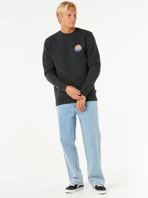 Rip Curl Bluza "Wetsuit Icon Crew" w kolorze antracytowym rozmiar: M