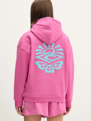 Rip Curl bluza z kapturem damska z bawełną ICONS OF SURF HERITAGE
