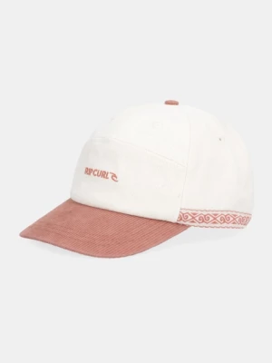 Rip Curl czapka z daszkiem bawełniana kolor beżowy 06XWHE