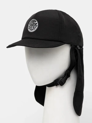 Rip Curl czapka z daszkiem kolor czarny gładka 1GLMHE