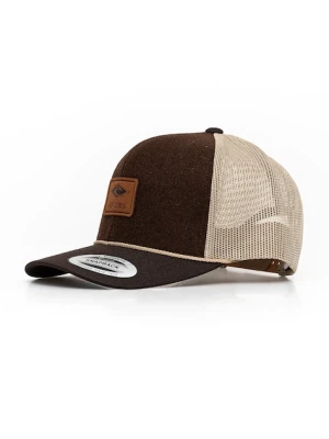 Rip Curl czapka z daszkiem z domieszką wełny kolor brązowy 1HTMHE