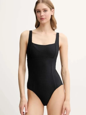 Rip Curl jednoczęściowy strój kąpielowy kolor czarny lekko usztywniona miseczka 0AYWSW