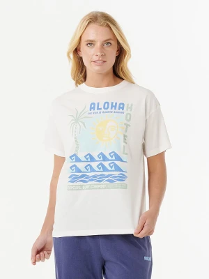 Rip Curl Koszulka "Aloha Hotel Relaxed" w kolorze białym rozmiar: S