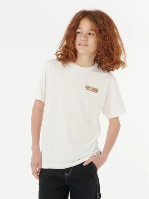 Rip Curl Koszulka "Surf Revival Lined Up" w kolorze kremowym rozmiar: 132