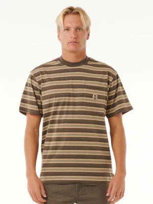 Rip Curl Koszulka w kolorze brązowo-beżowym rozmiar: L