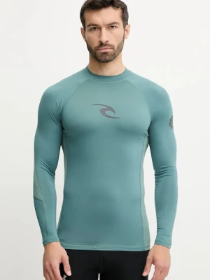 Rip Curl longsleeve kąpielowy WAVES UPF kolor zielony 141MRV