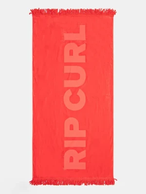 Rip Curl ręcznik bawełniany kolor czerwony