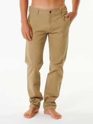 Rip Curl Spodnie chino "Epic" w kolorze beżowym rozmiar: W30