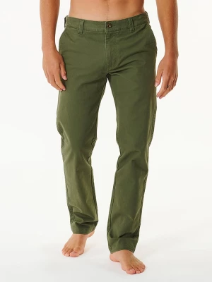 Rip Curl Spodnie chino "Epic" w kolorze khaki rozmiar: W28