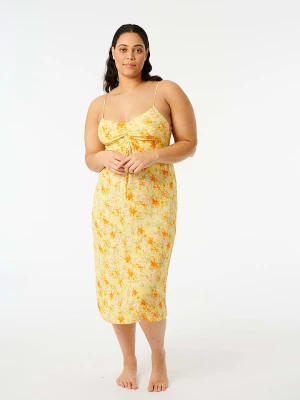 Rip Curl Sukienka "Summer Rain" w kolorze żółtym rozmiar: L