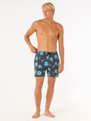 Rip Curl Szorty kąpielowe "Surf Revival Floral Volley" w kolorze szaro-niebieskim rozmiar: M