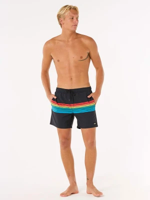 Rip Curl Szorty kąpielowe "Surf Revival Volley" w kolorze czarnym ze wzorem rozmiar: M
