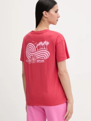 Rip Curl T-shirt damski bawełniany OCEAN BREAK