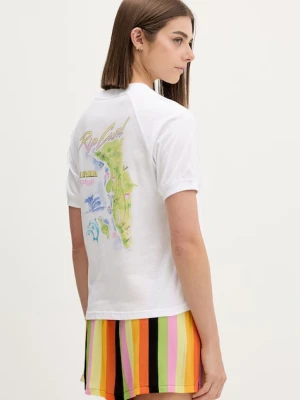 Rip Curl T-shirt damski z dodatkiem lnu