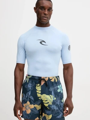 Rip Curl t-shirt kąpielowy WAVES UPF kolor niebieski 16MMRV