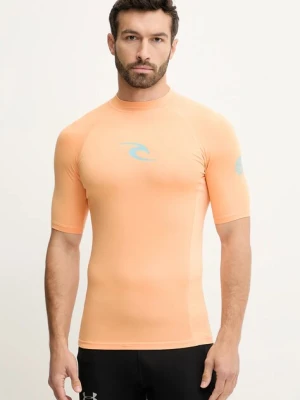Rip Curl t-shirt kąpielowy WAVES UPF kolor pomarańczowy 142MRV