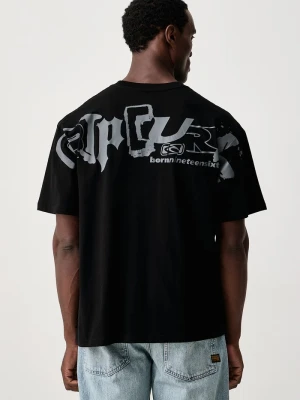 Rip Curl T-shirt męski bawełniany ARCHIVE SKULL czarny