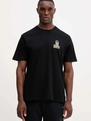 Rip Curl t-shirt VAPORCOOL męski kolor czarny z nadrukiem 0K5MTE