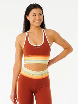 Rip Curl Top sportowy "Mirage Trippin" ze wzorem rozmiar: L