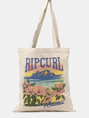 Rip Curl torba bawełniana kolor beżowy 02KWSB