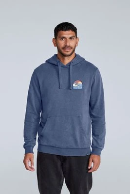 River męska bluza z kapturem - Blue Animal