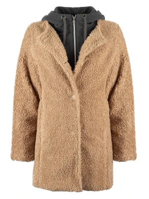 Roadsign Płaszcz pluszowy w kolorze jasnobrązowym rozmiar: XXL