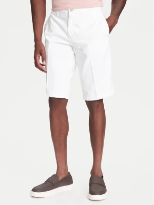 Robe di Kappa Szorty materiałowe Oris 600BTI0 Écru Slim Fit Kremowy