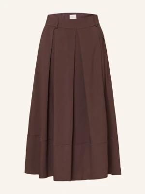 Robe Légère Spódnica Plisowana braun CIEMNOBRĄZOWY