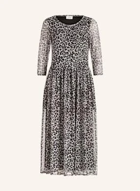 Robe Légère Sukienka Z Siateczki Z Rękawem 3/4 schwarz ROBE LÉGÈRE