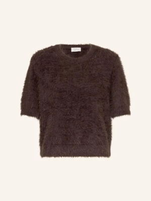 Robe Légère Sweter Z Dzianiny braun CIEMNOBRĄZOWY