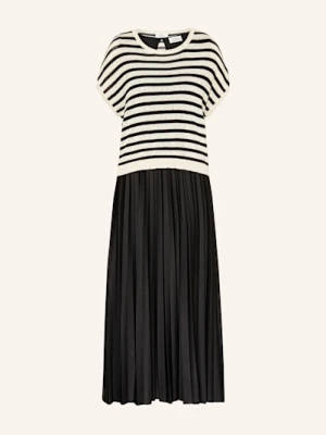 Robe Légère Zestaw: Dzianinowa Koszulka I Sukienka Plisowana schwarz ROBE LÉGÈRE