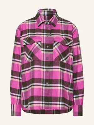 Robert Friedman Bluzka Koszulowa Cleme Z Flaneli pink