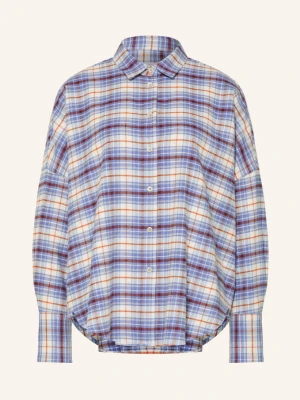 Robert Friedman Bluzka Koszulowa W Stylu Oversize Caryl Z Flaneli blau