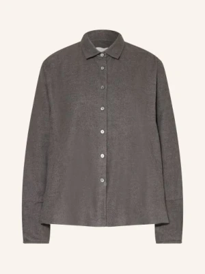 Robert Friedman Bluzka Koszulowa Z Flaneli grau