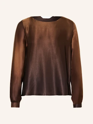 Robert Friedman Bluzka Tea Z Satyny braun