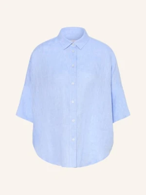 Robert Friedman Bluzka Z Lnu Z Rękawami 3/4 blau
