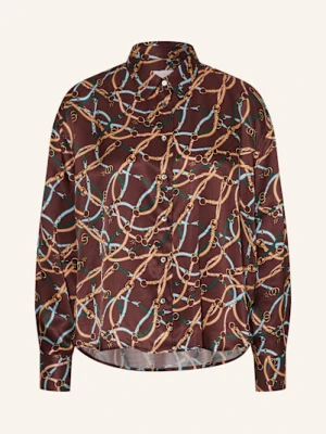 Robert Friedman Koszula Renee Z Jedwabiu braun