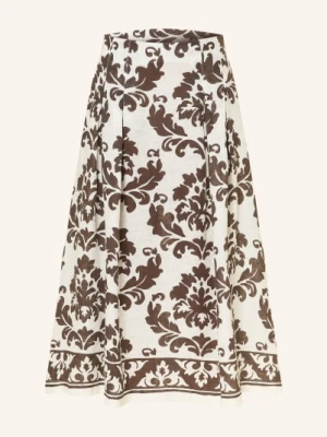 Robert Friedman Spódnica Z Lnu braun