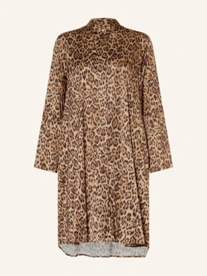 Robert Friedman Sukienka Satynowa Flore braun