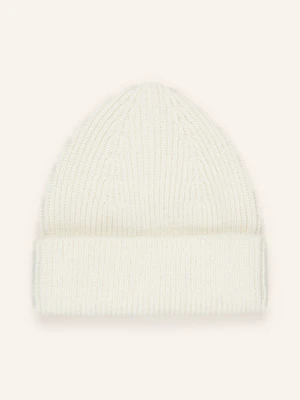 Roberto Collina Czapka Z Wełny Merino weiss