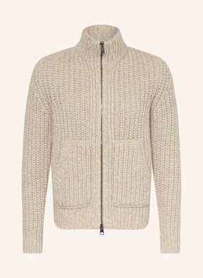 Roberto Collina Kardigan Z Dodatkiem Wełny Merino I Alpaki beige