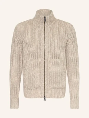 Roberto Collina Kardigan Z Dodatkiem Wełny Merino I Alpaki beige