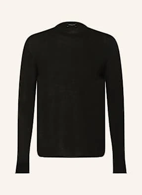 Roberto Collina Sweter Z Dodatkiem Kaszmiru schwarz