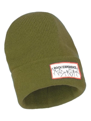 Zdjęcie produktu ROCK EXPERIENCE Czapka beanie "Vorlage" w kolorze khaki rozmiar: onesize